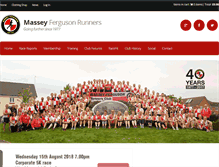 Tablet Screenshot of masseyrunners.org.uk